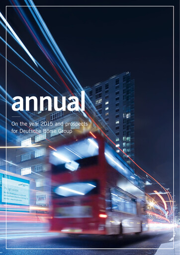 Miniature Deutsche Börse Rapport annuel 2015