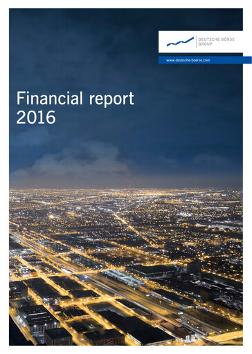 Miniature Deutsche Börse Rapport financier 2016
