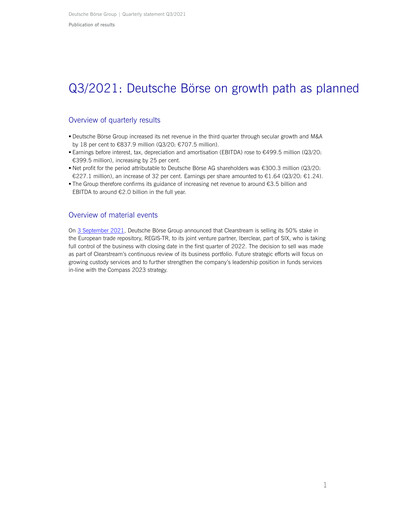 Vorschaubild Deutsche Börse Finanzmitteilung 2021-9m