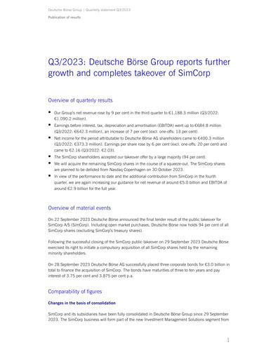 Vorschaubild Deutsche Börse Finanzmitteilung 2023-9m