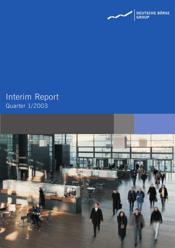 Miniature Deutsche Börse Rapport trimestriel 2003-q1