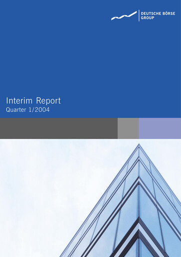 Miniature Deutsche Börse Rapport trimestriel 2004-q1