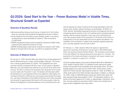 Thumbnail Deutsche Börse Quarterly Report 2026-q1