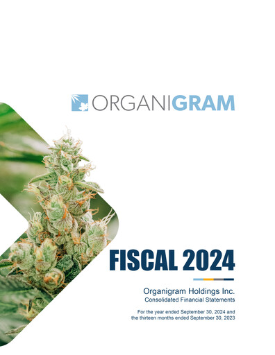 Thumbnail OrganiGram Holdings
 Financial Statement fy2024