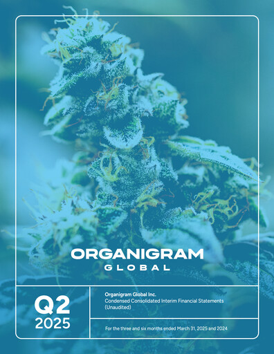 Thumbnail OrganiGram Holdings
 Quarterly Report 2025-q2