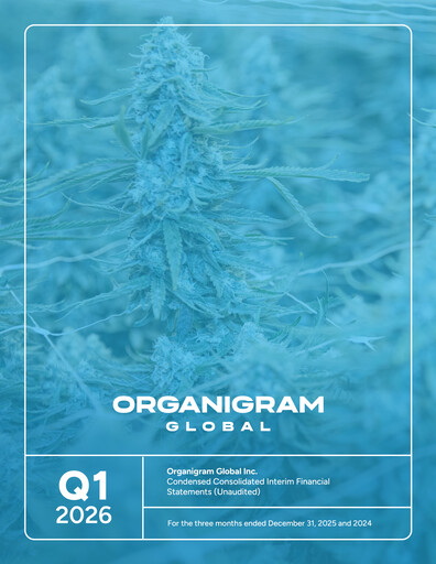 Thumbnail OrganiGram Holdings
 Quarterly Report 2026-q1
