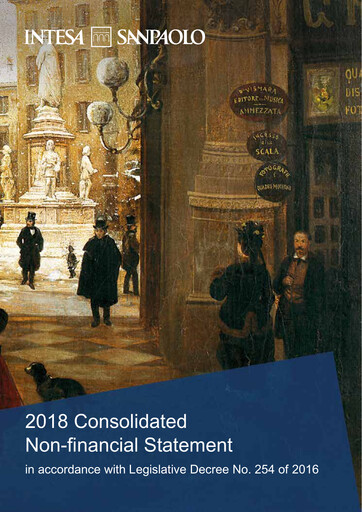 Vorschaubild Intesa Sanpaolo Nachhaltigkeitsbericht 2018
