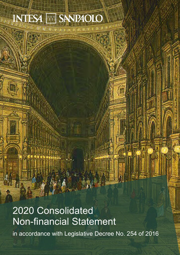 Vorschaubild Intesa Sanpaolo Nachhaltigkeitsbericht 2020