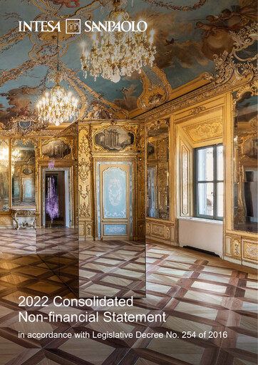 Vorschaubild Intesa Sanpaolo Nachhaltigkeitsbericht 2022