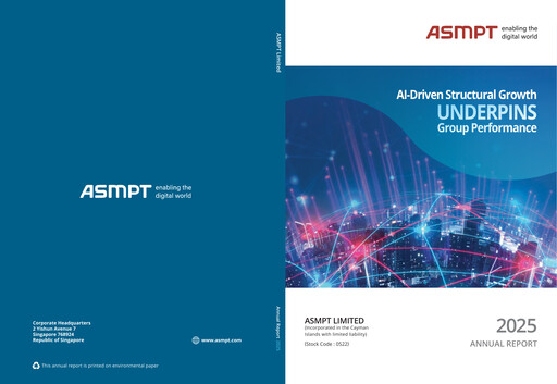 Miniature ASMPT
 (ASM Pacific Technology) Rapport annuel 2025