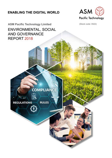 Thumbnail ASMPT
 (ASM Pacific Technology) ESG Report 2018