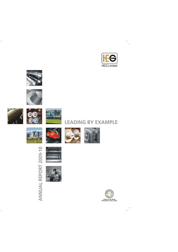 Thumbnail HEG Annual Report 2009-2010