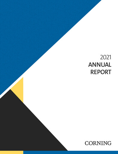Thumbnail Corning Annual Report 2021