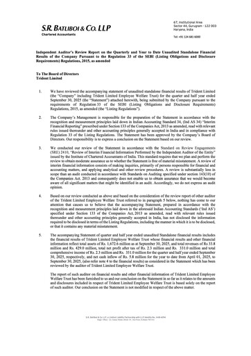 Thumbnail Trident Half-year Report 2025-h1