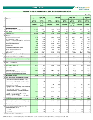 Thumbnail Trident Quarterly Report 2021-q1