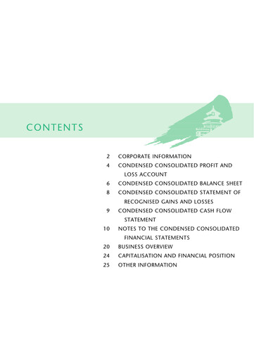 Thumbnail Beijing Enterprises Holdings Half-year Report 2001-h1