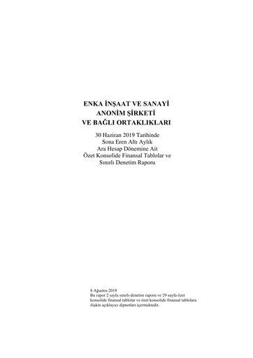 Thumbnail ENKA Half-year Report 2019-h1