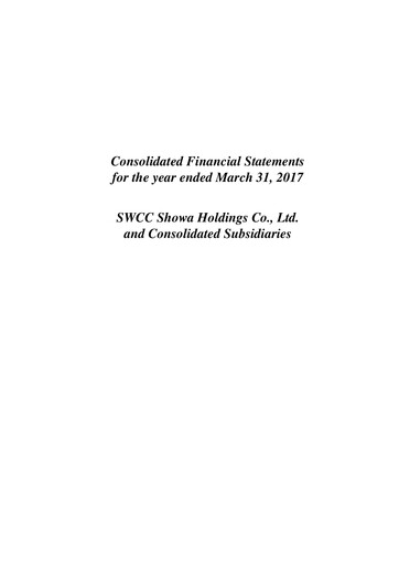 Thumbnail SWCC Corporation Financial Statement 2016-2017
