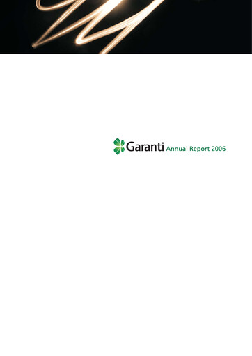 Thumbnail GarantiBank Annual Report 2006