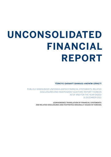 Thumbnail GarantiBank Financial Report 2021