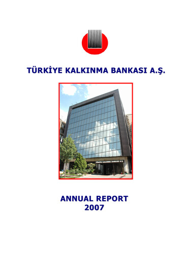 Vorschaubild Türkiye Kalkınma Jahresbericht 2007