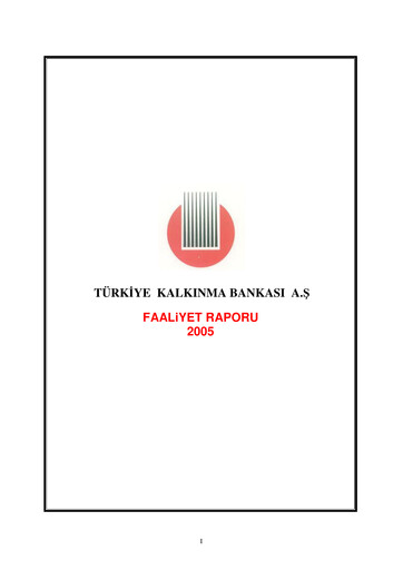 Thumbnail Türkiye Kalkınma Annual Report 2005