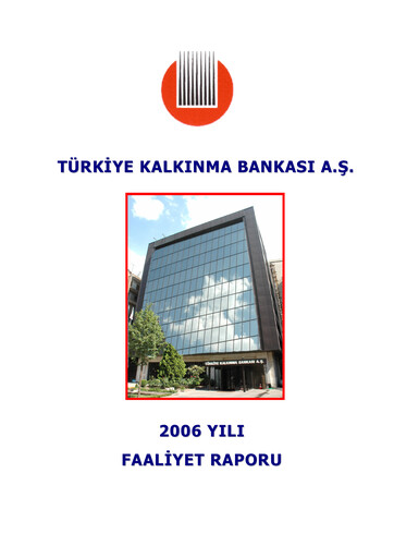 Thumbnail Türkiye Kalkınma Annual Report 2006