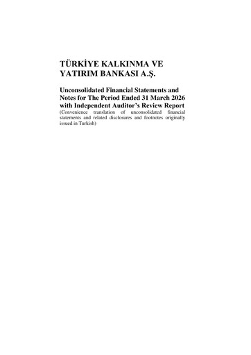 Miniature Türkiye Kalkınma Rapport trimestriel 2026-q1