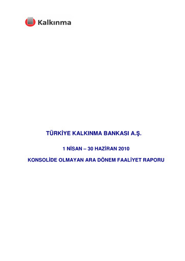 Thumbnail Türkiye Kalkınma Quarterly Report 2010-q2
