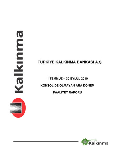 Thumbnail Türkiye Kalkınma Quarterly Report 2010-q3
