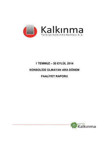 Thumbnail Türkiye Kalkınma Quarterly Report 2014-q3