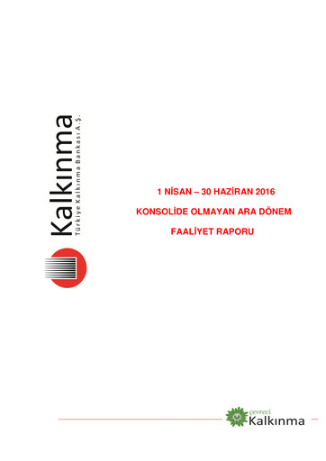 Thumbnail Türkiye Kalkınma Quarterly Report 2016-q2