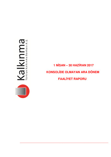 Thumbnail Türkiye Kalkınma Quarterly Report 2017-q2
