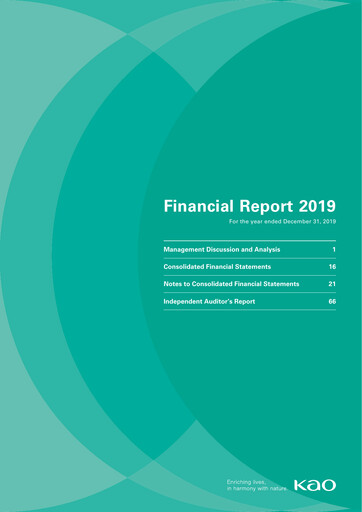Miniature Kaō Rapport financier 2019