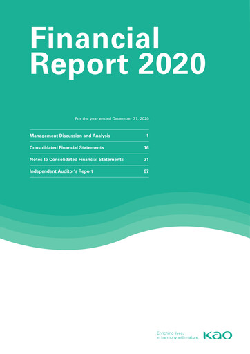 Miniature Kaō Rapport financier 2020