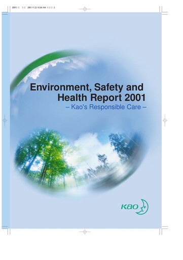 Thumbnail Kaō Sustainability Report 2001