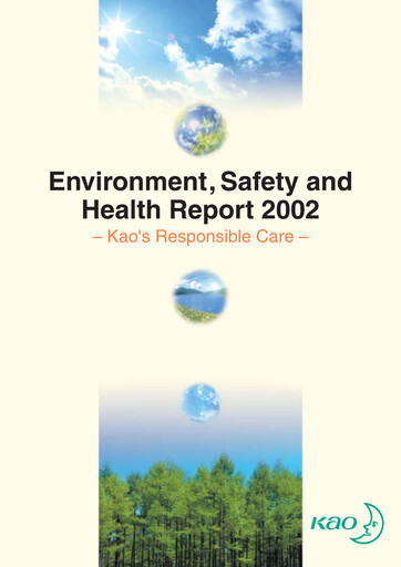 Thumbnail Kaō Sustainability Report 2002