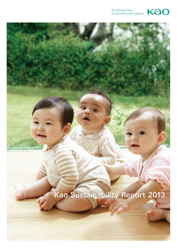 Thumbnail Kaō Sustainability Report 2013