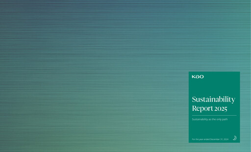 Thumbnail Kaō Sustainability Report 2025