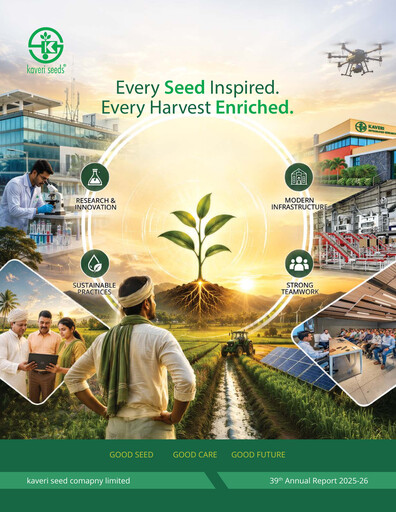 Thumbnail Kaveri Seed Annual Report 2025-2026