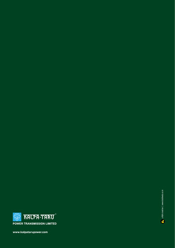 Thumbnail Kalpataru Projects International Sustainability Report 2020-2021