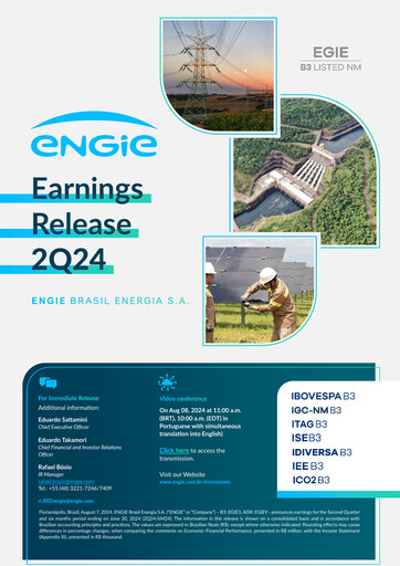 Vorschaubild ENGIE Brasil
 Quartalsbericht 2024-q2