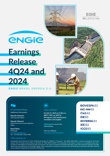 Vorschaubild ENGIE Brasil
 Quartalsbericht 2024-q4