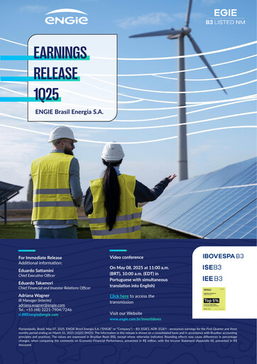 Vorschaubild ENGIE Brasil
 Quartalsbericht 2025-q1