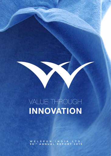 Thumbnail Welspun India Annual Report 2015