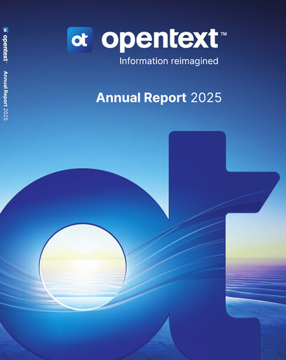 Thumbnail OpenText Annual Report 2025
