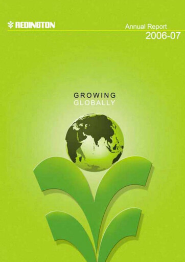 Thumbnail Redington India Annual Report 2006-2007