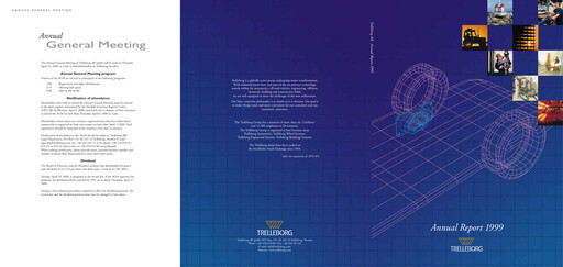 Thumbnail Trelleborg AB Annual Report 1999