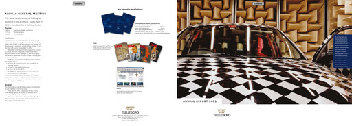 Thumbnail Trelleborg AB Annual Report 2001