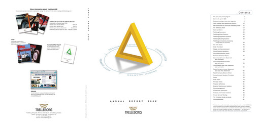 Thumbnail Trelleborg AB Annual Report 2002